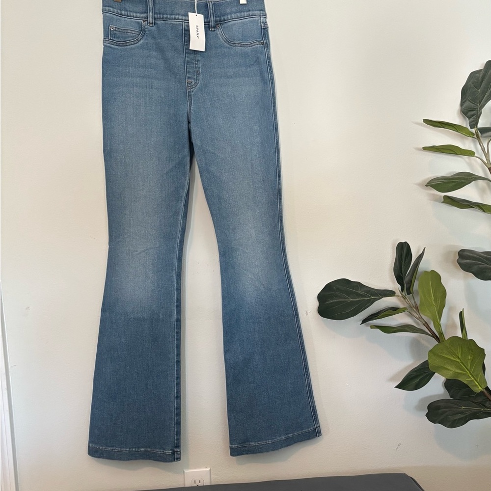 SPANX Light Blue Flare Jeans